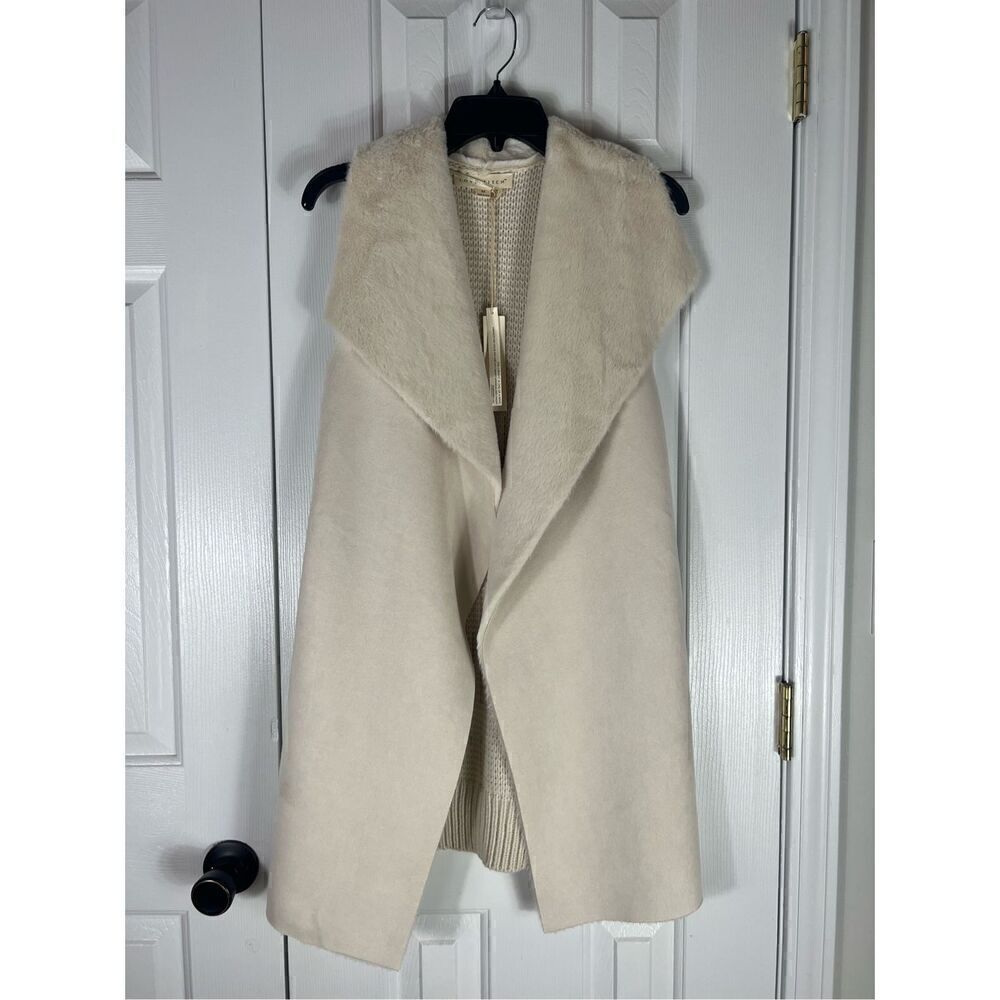 Nwt Lovestitch Womens Cream Vest Size M
